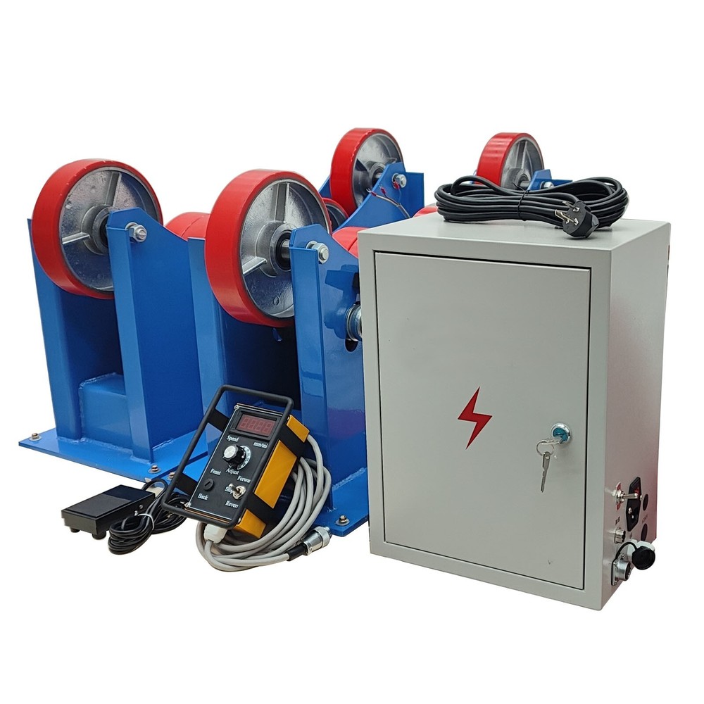 220V 3T Welding Turning Roller Rotating Adjustable Welding Roller Support Frame