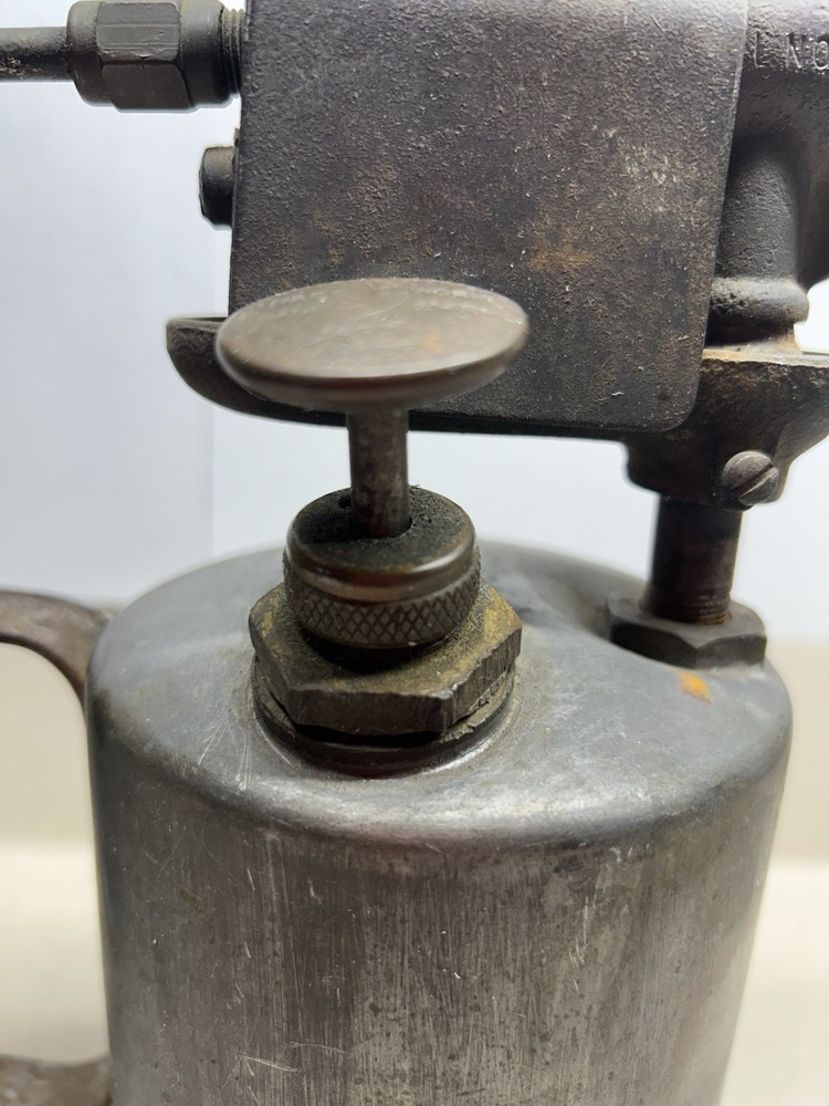 Vintage brass hand held blow torch