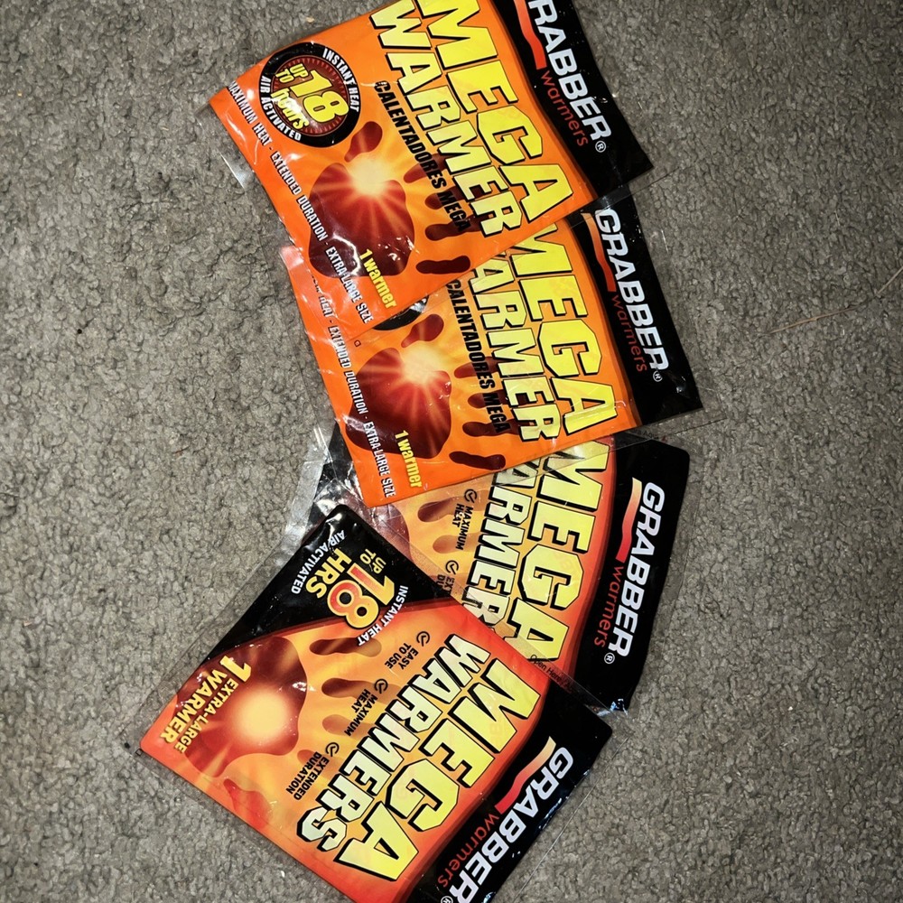 Grabber Mega Hand Warmers 4 Pack