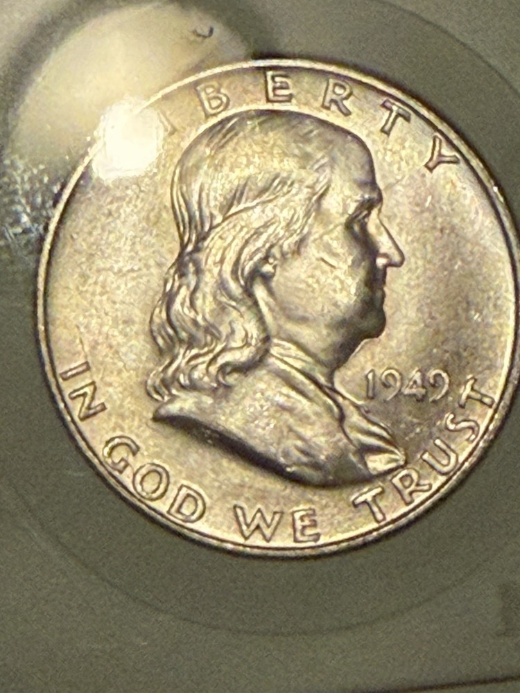 1949 D Franklin Half Dollar MS65 FBL