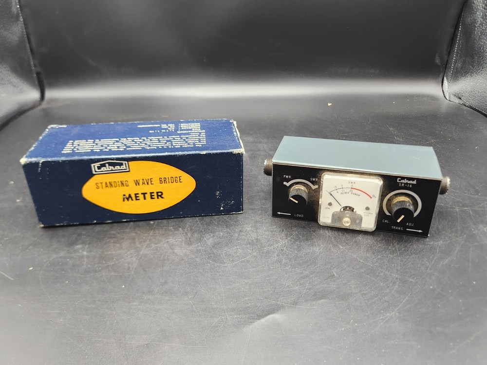 Vintage Calrad SR-16 Standing Wave Bridge Meter