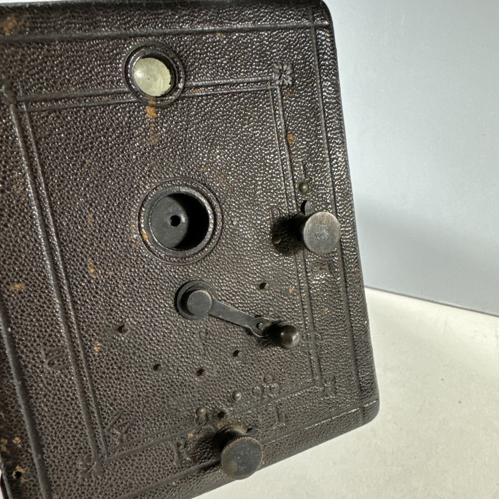 Murer's Express Newness Model A Falling Plate Box Camera - Rare Working Complete
