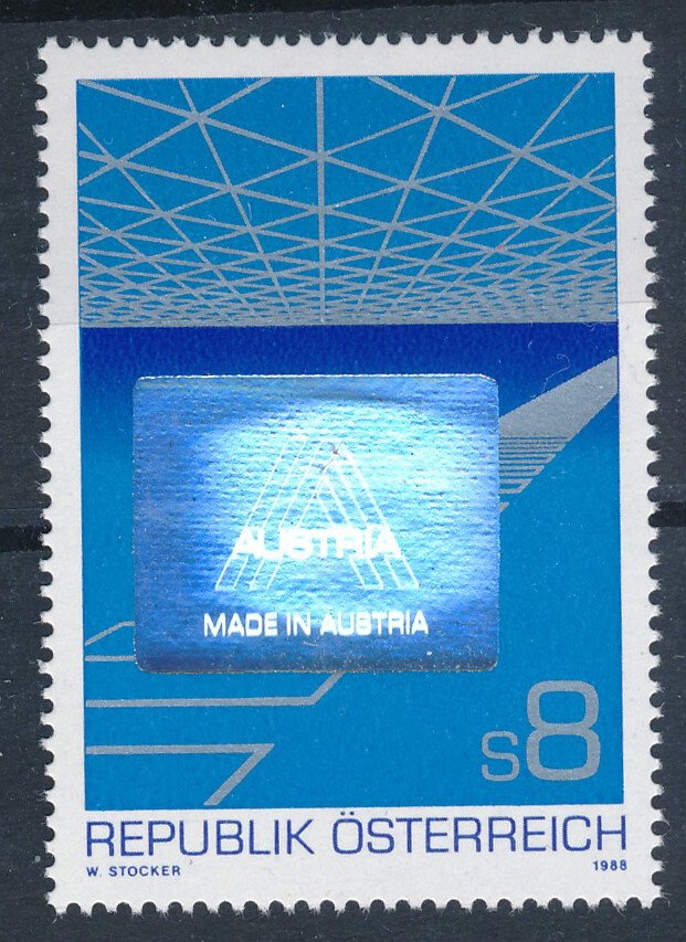 Austria - Hologram Stamps Export  MNH (1988)