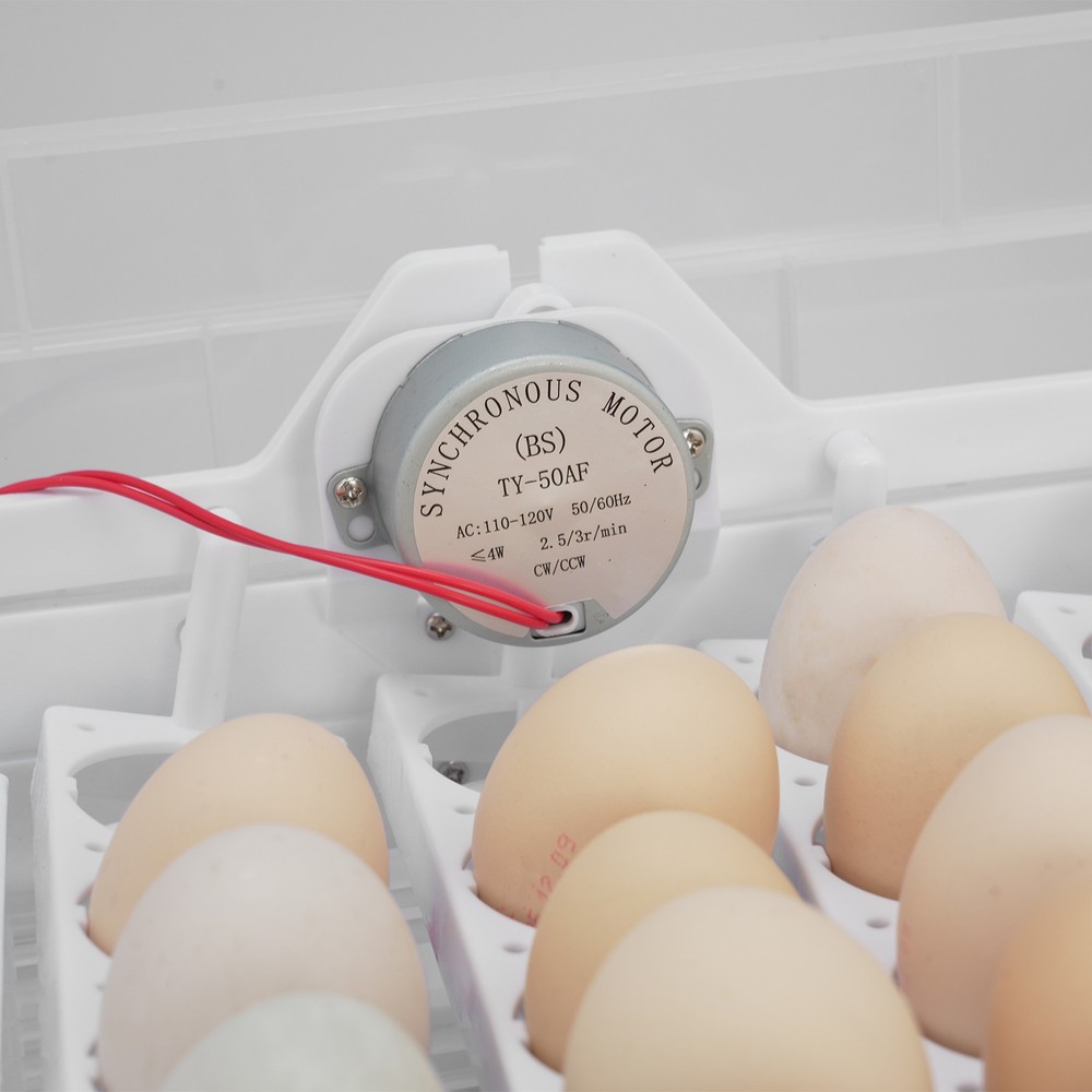 96 Eggs Incubator Digital Clear Poultry Hatching Machine Automatic Turn 30℃-40℃