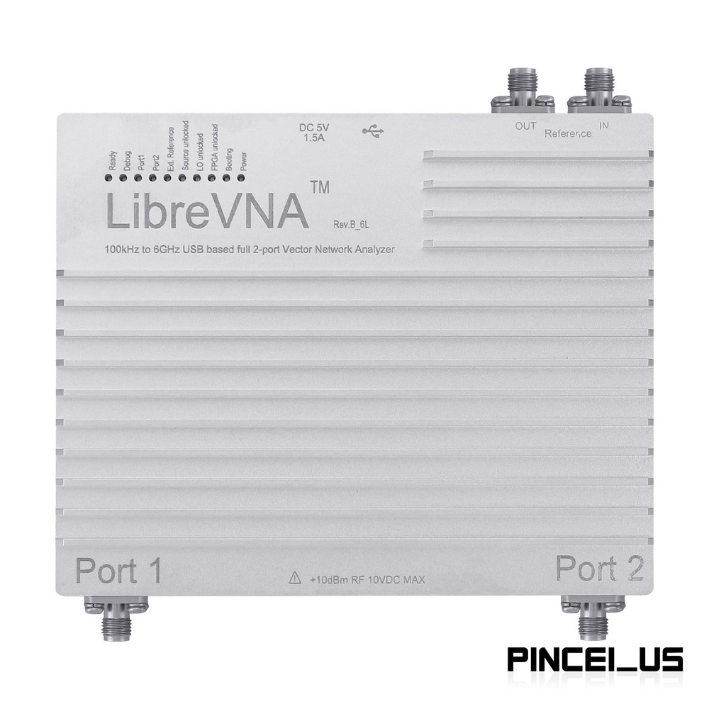 2025 Upgrade LibreVNA 100KHz-6GHz USB Based Full 2-Port Vector Network Analyzer