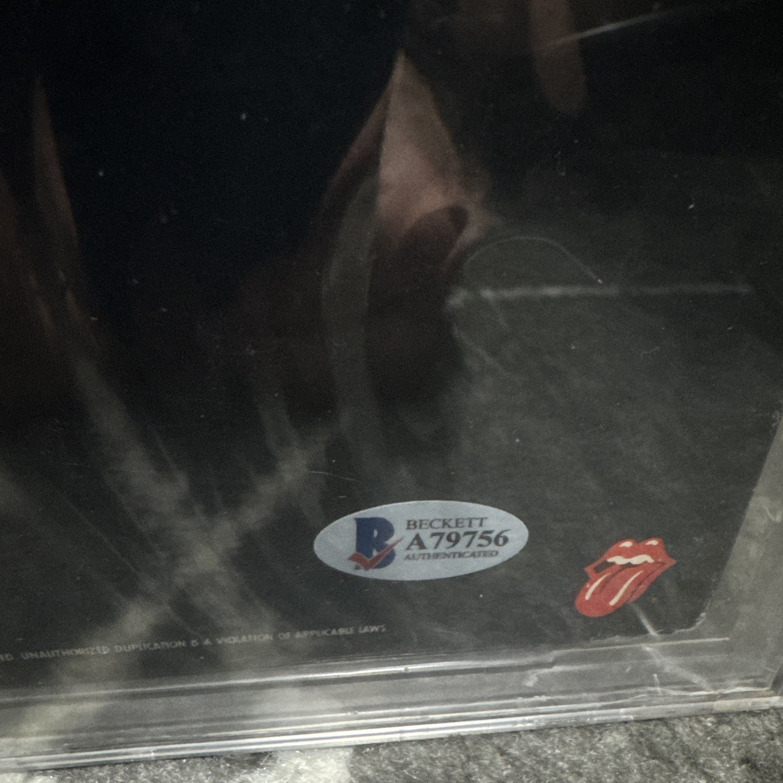 Signed Keith Richards Rolling Stones One Hit (To The Body) Vinyl BAS VMG Graded