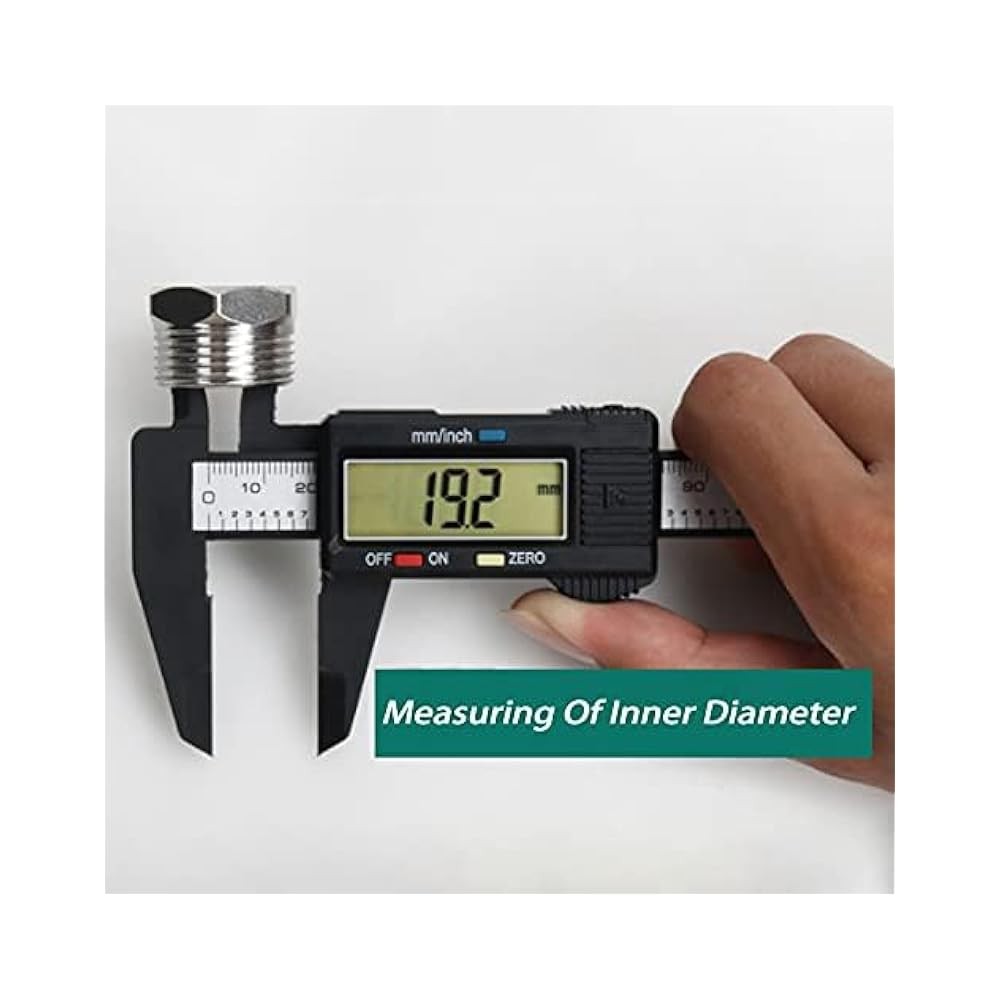 Digital Calipers, 6" Measuring Range, Accurate & Easy,to,Read LCD Display