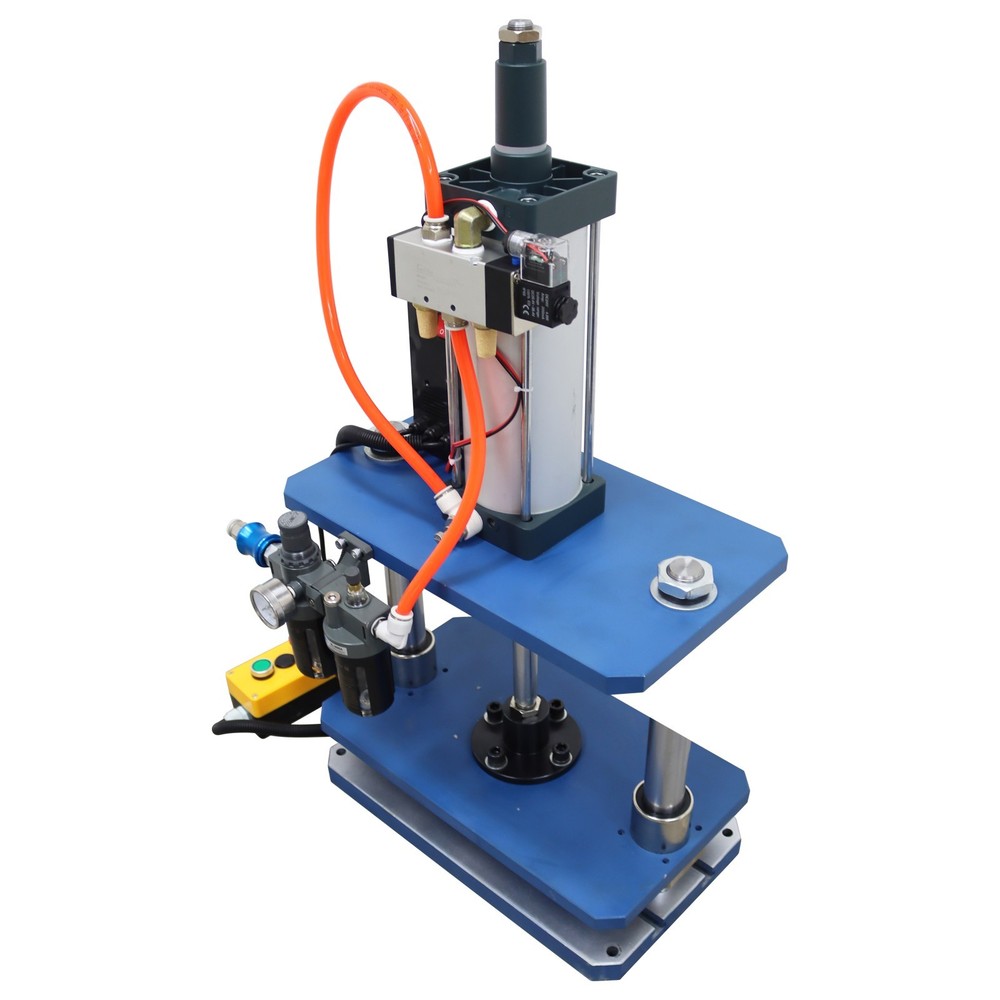 110V Pneumatic Punch Press with Controller 1102lb/500kg Double-Column Adjustable