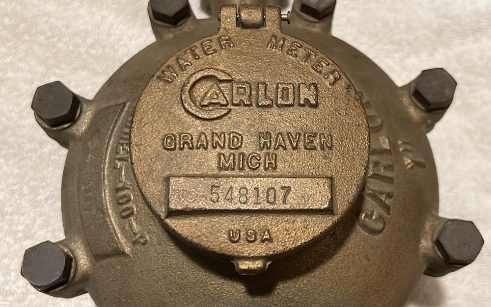 Carlon Meter Co. 100-P Water Meter 1"