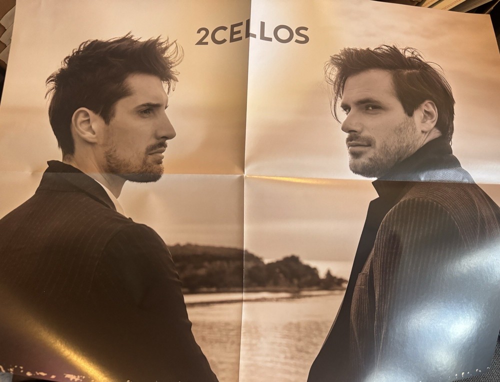 2Cellos Signed Autographed Tour Book Program With Pull Out Poster