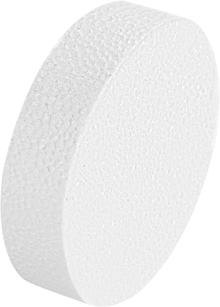 12 Pack 4 Inch round Foam Discs for DIY Projects Cake Decorations Arts Crafts