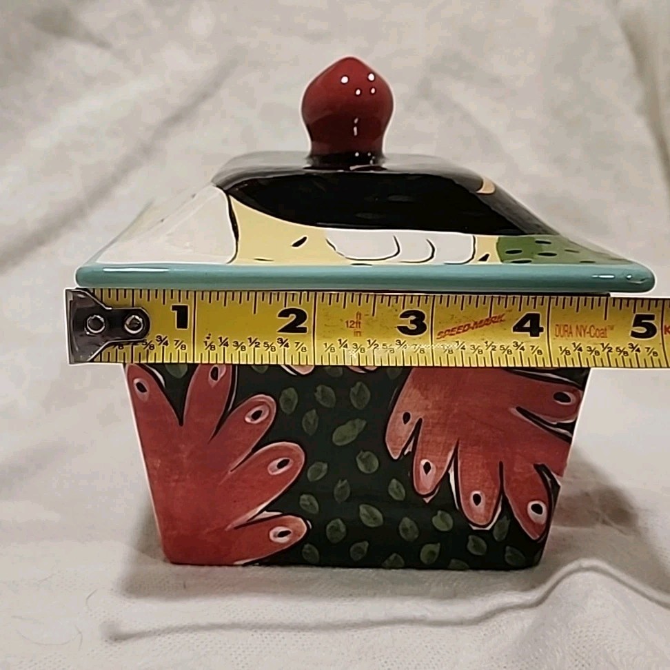 Droll Designs Black Cat Butter Box