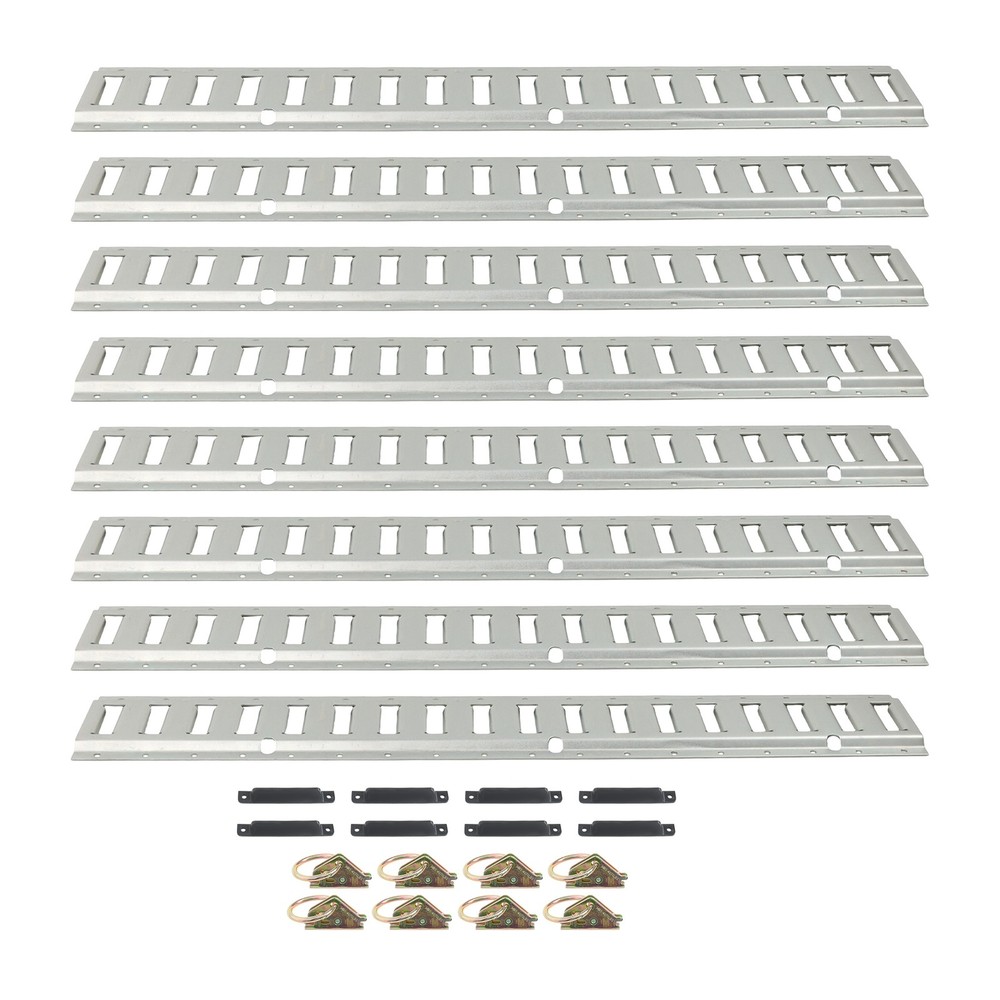 LABLT Heavy Loads 24 Pack 3' E Track Tie Down Rail System For Trucks Trailers