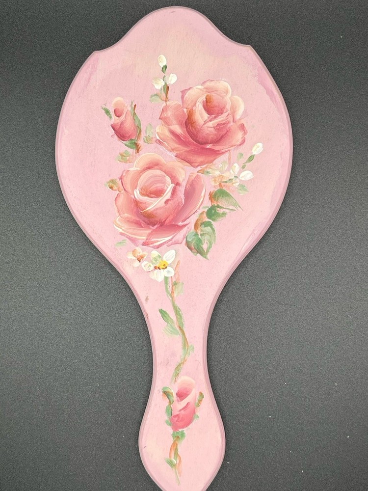 Antique Hand Painted Mirror
