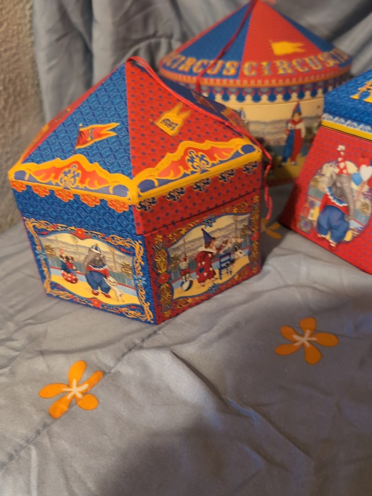 Punch Studio Nesting Boxes Carousel Circus Nesting Boxes By John Grossman