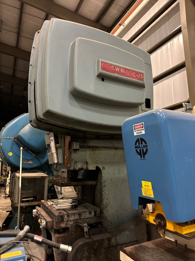 1973 Bliss Model 75 Ton C75 OBI Press