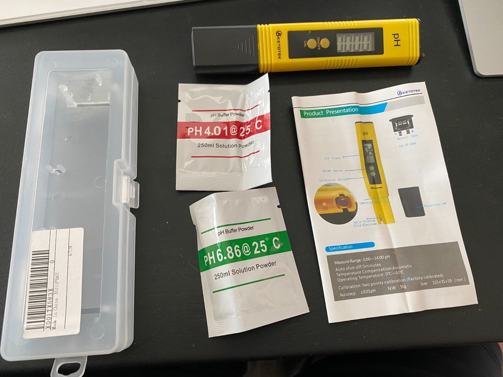Ketotek pH Meter New Never used