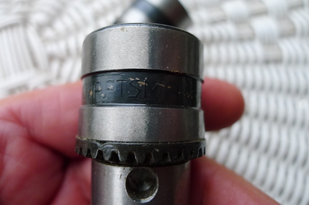 2 DRILL CHUCKS, 3/8" JACOBS & CRAFTSMAN 3/8 - 24 THREAD