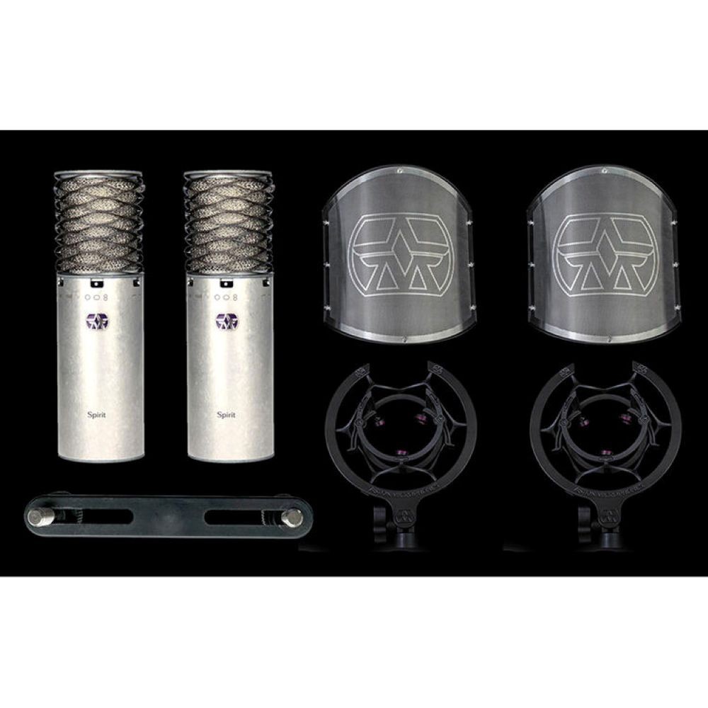 Aston Spirit Large-Diaphragm Multi-Pattern Condenser Microphone Stereo Pair