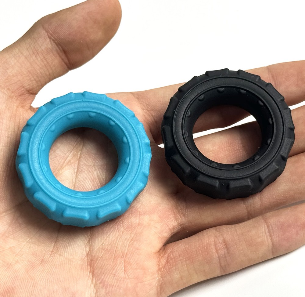 Thick Silicone Cock Ring Stretchy Tire Design Penis Ring Erection Enhancing BDSM