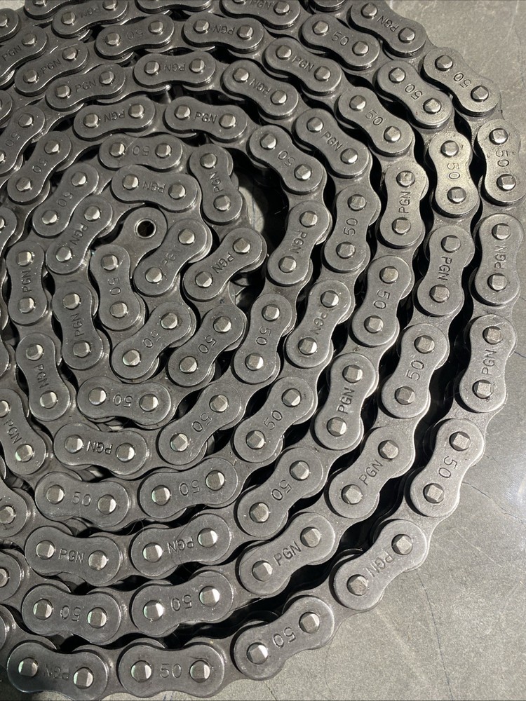 #50 Roller Chain x 10 feet *Missing Connecting Link*