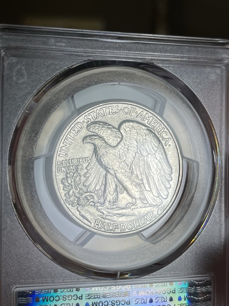 1944 WALKING LIBERTY PCGS MS65