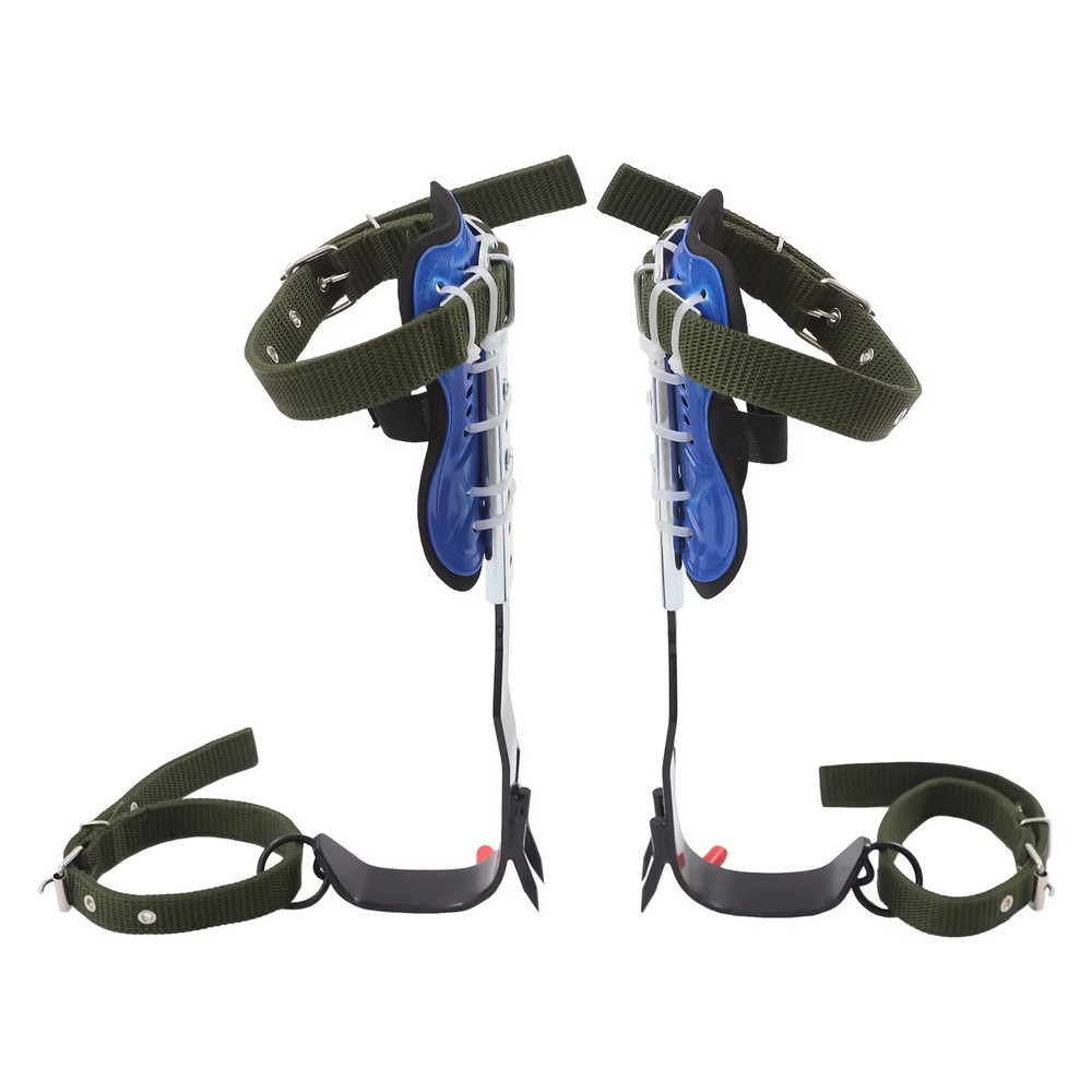 Climbing Spike Blue Adjustable Tree Climbing Gear with Extra Multi-Functional St