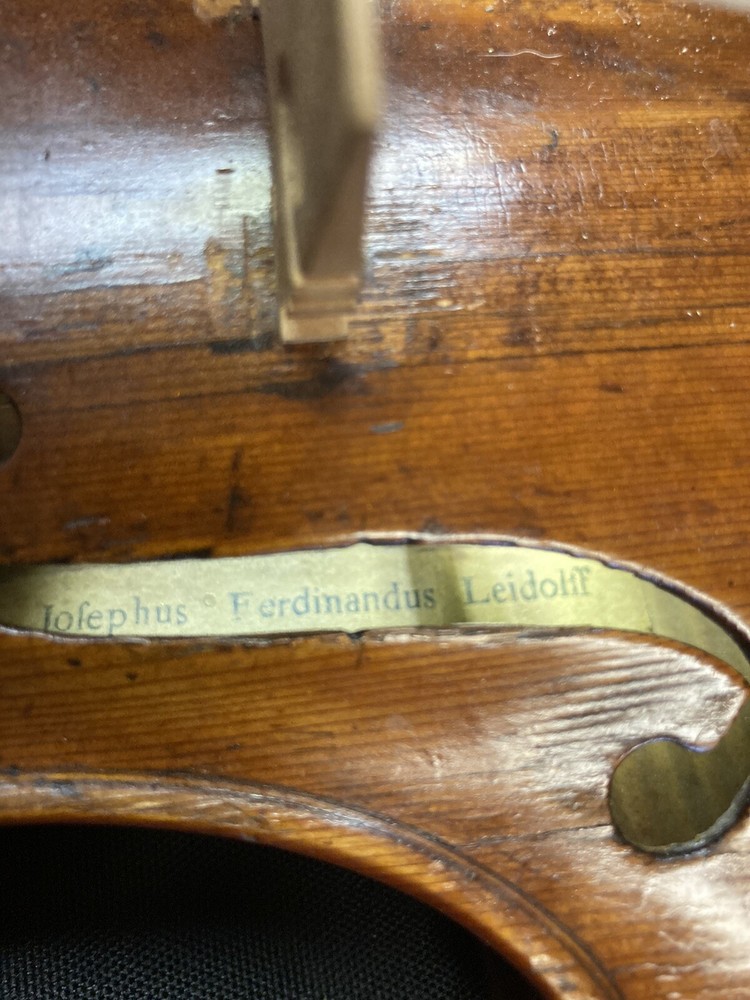 Josephus Ferdinandus Leidolff Violin 1776