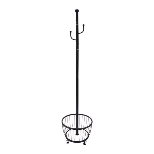 Clothes Rack Garment Stand Organizer Coat Rack Hat Stand Tree w/ 6 Hooks