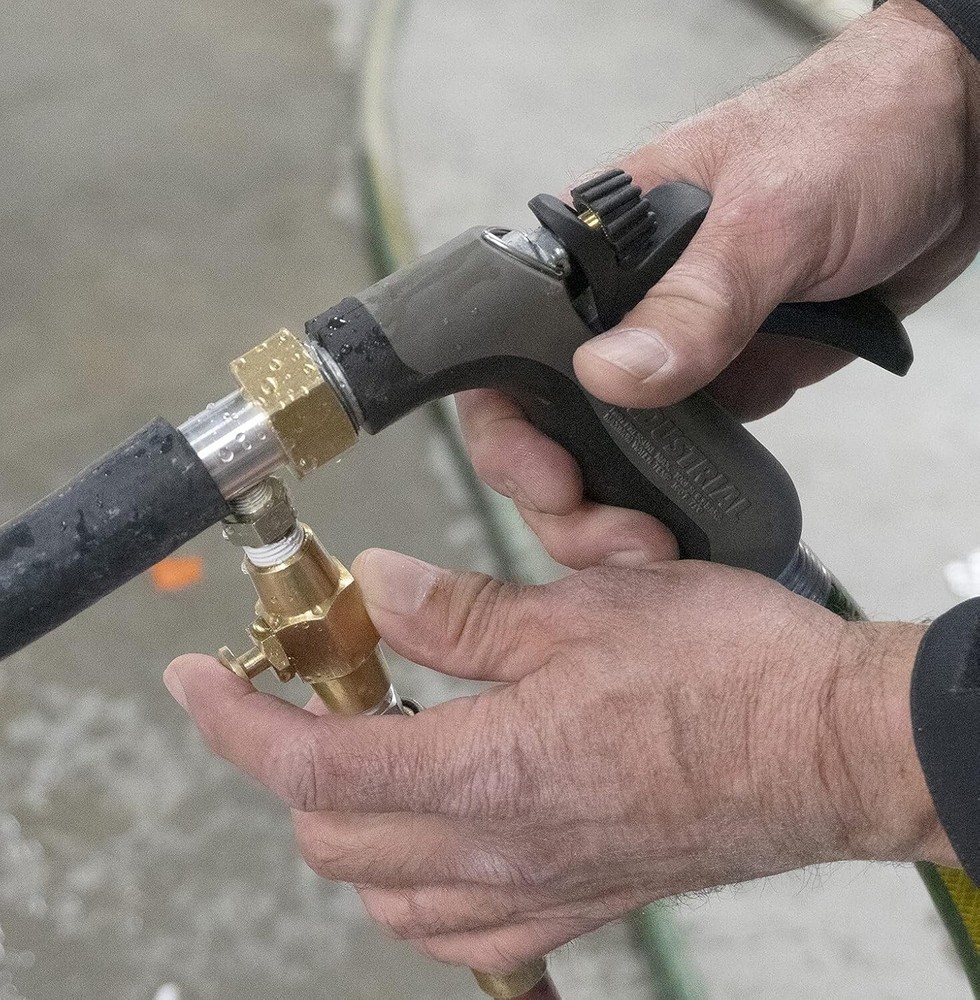 Heater Core Backflush Tool with Air