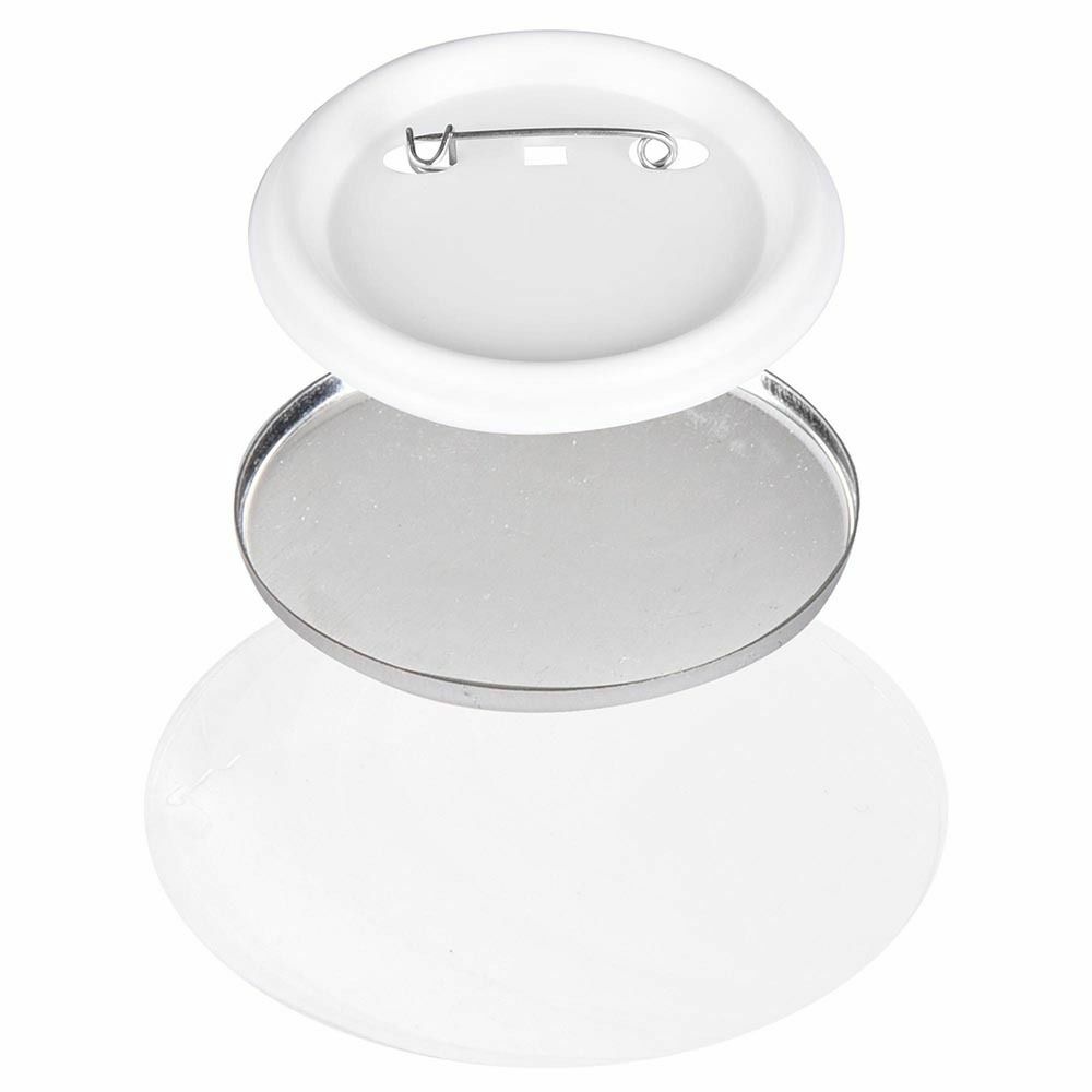 100pcs DIY Blank 1.45" ABS Pin Badge Button Supplies for Button Maker Machine