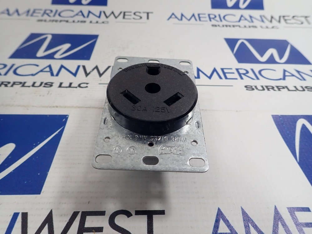 EAGLE 1263-BOX RECEPTACLE 30A 125V 2 POLE 3 WIRE