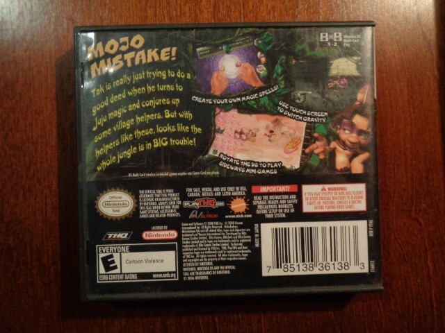 Tak: Mojo Mistake - Nintendo DS - CASE / MANUAL ONLY - NO GAME - Authentic
