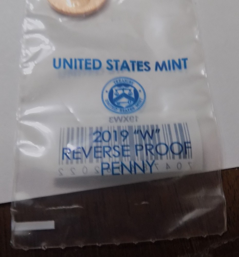 2019 W West Point Special Edition Lincoln Penny Reverse Proof Cent
