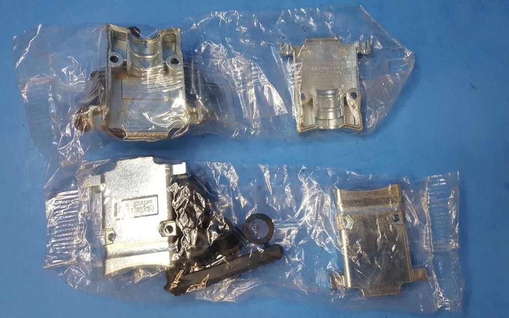 2 Pcs- 9 Position Two Piece Backshell Connector, Northern Technologies, Metal