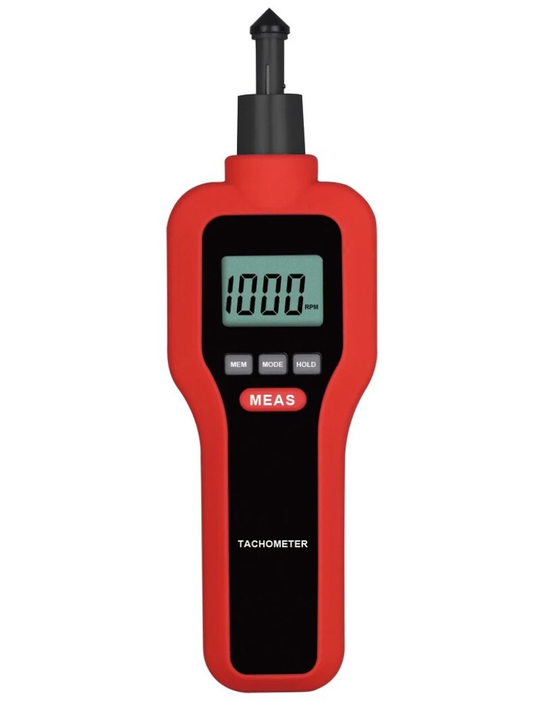 HtT522 Tachometer High-Precision 2-In-1 Contact and Optical Tachometer