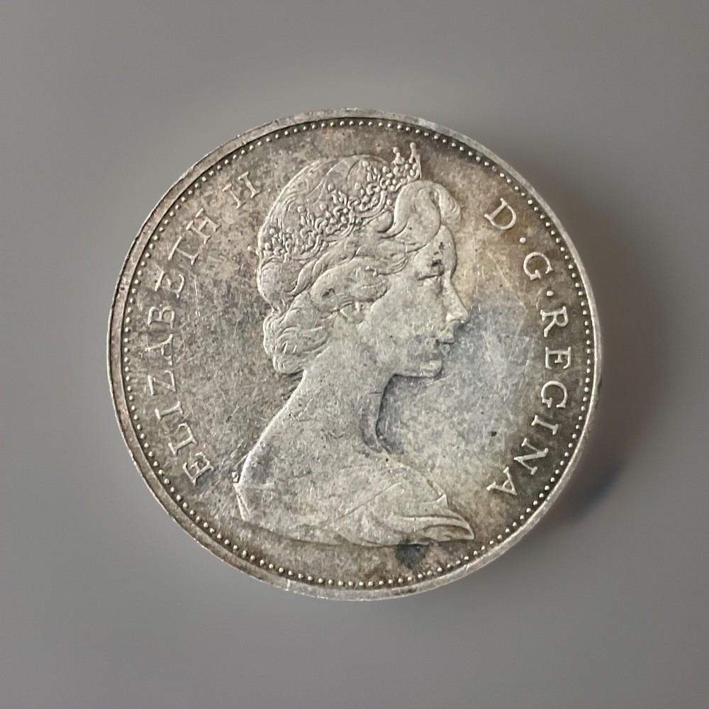 Silver 1965 Canada Dollar - T18