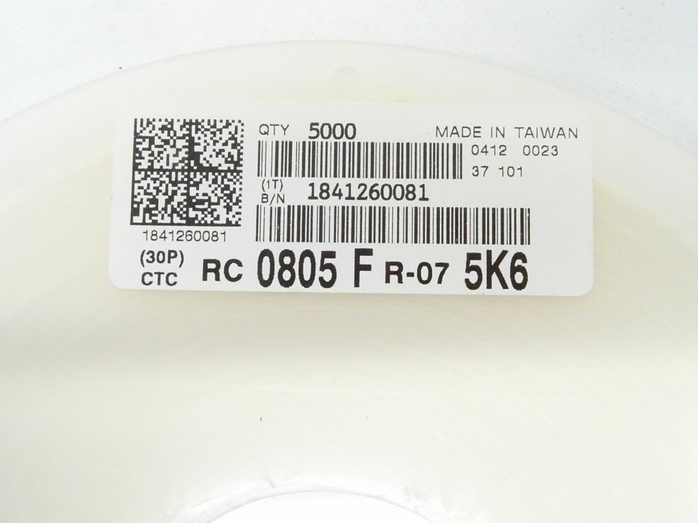 5000x Resistors RC0805 5K6 Ohm - NEW