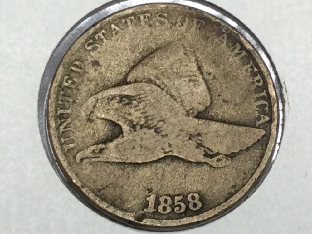 1858 Flying Eagle Cent small letters value priced