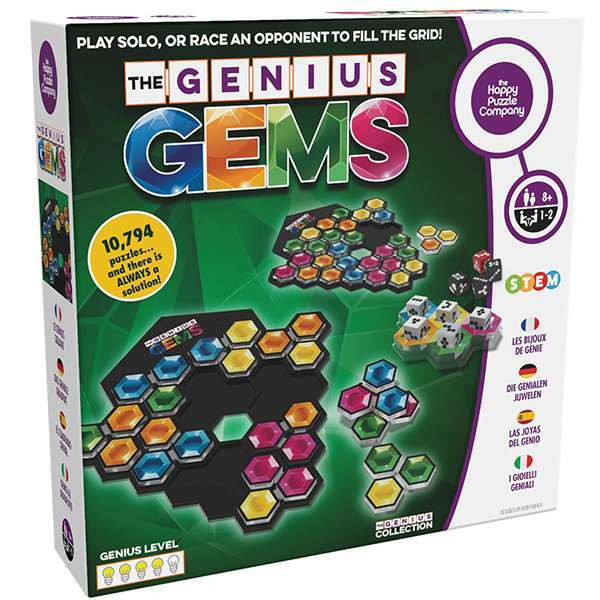 Genius Gems – STEM Puzzle Game! Genius Level 4 with 10794 Solutions
