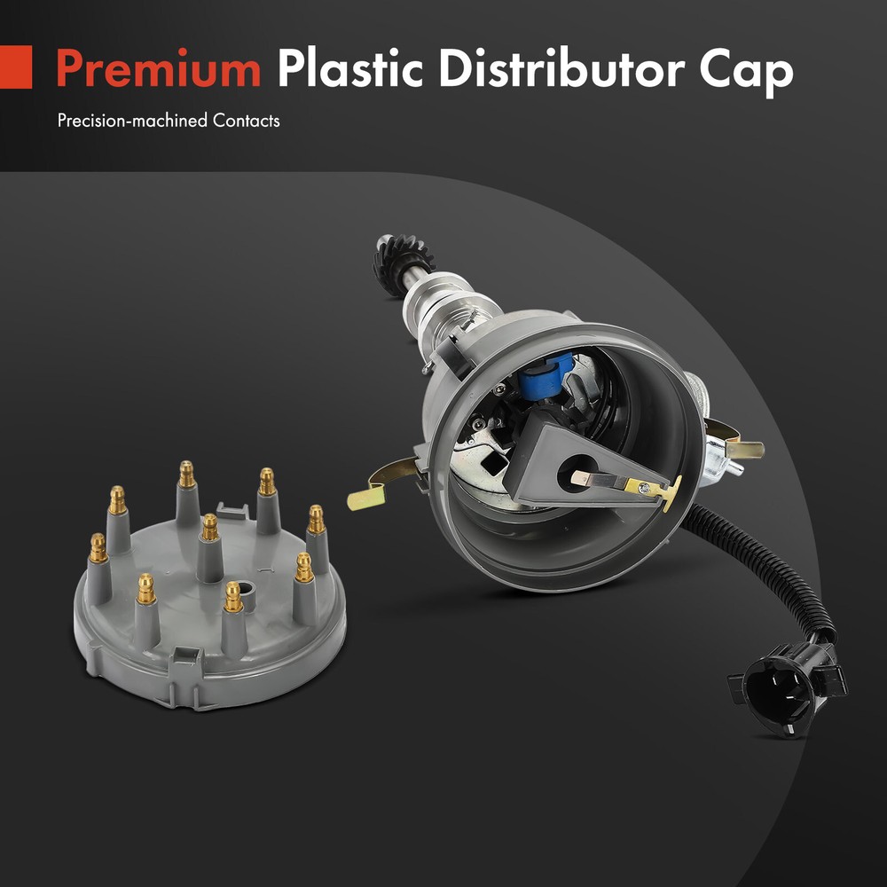 Ignition Distributor w/ Cap & Rotor for Ford Mustang Thunderbird Lincoln Mercury