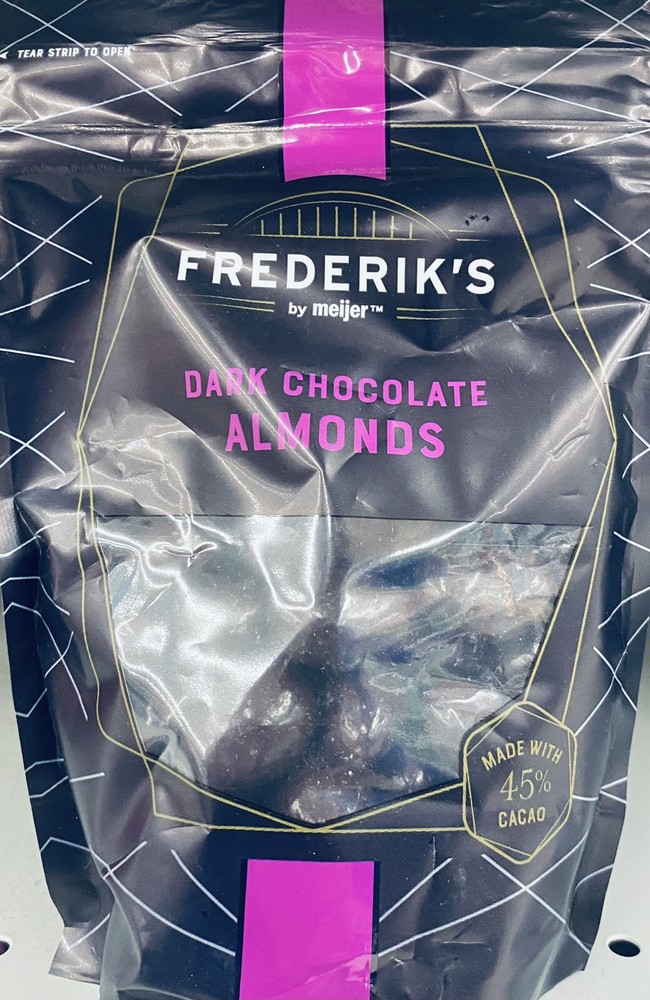 5x FREDERIK'S DARK CHOCOLATE Almonds 12 oz Bag - 5 PACK