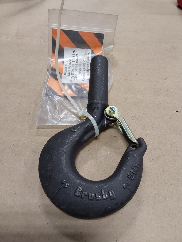 Crosby Carbon Steel Hoist Hook S-319.......B36