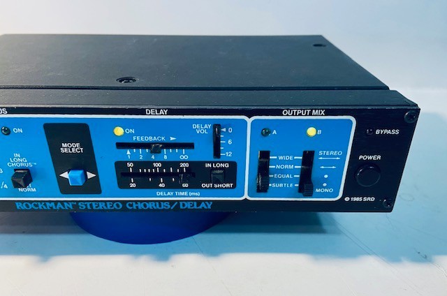 Rockman Stereo Chorus/Delay 100A Micro Rack module 1986 VGC Tested. Nice!