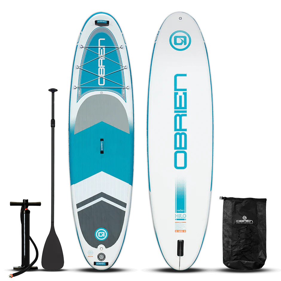 O'Brien Hilo iSup Inflatable SUP Paddleboard Package 10'6" - 2026 - White