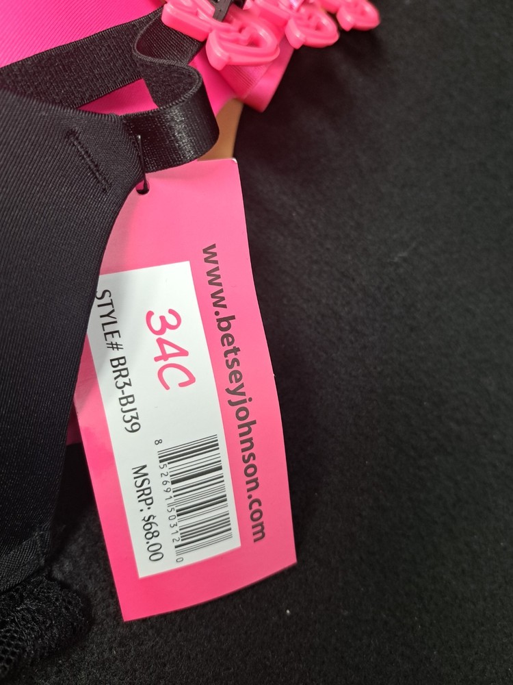 Betsey Johnson Three Piece Mixed Bra Pack 34C
