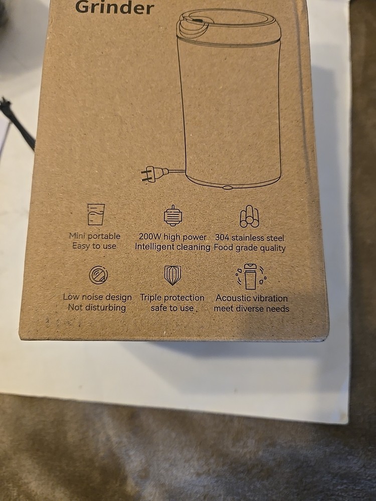 La Layuan Electric Coffee Grinder Complete Open Box New