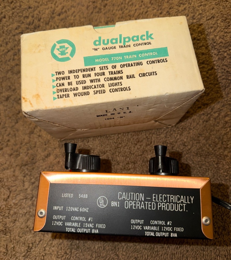 MRC Dualpack Model 770N Train Control (N Scale Model)