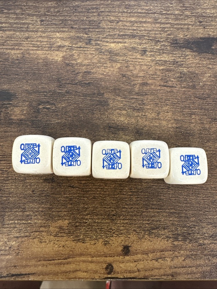 Vintage Poker Dice Set