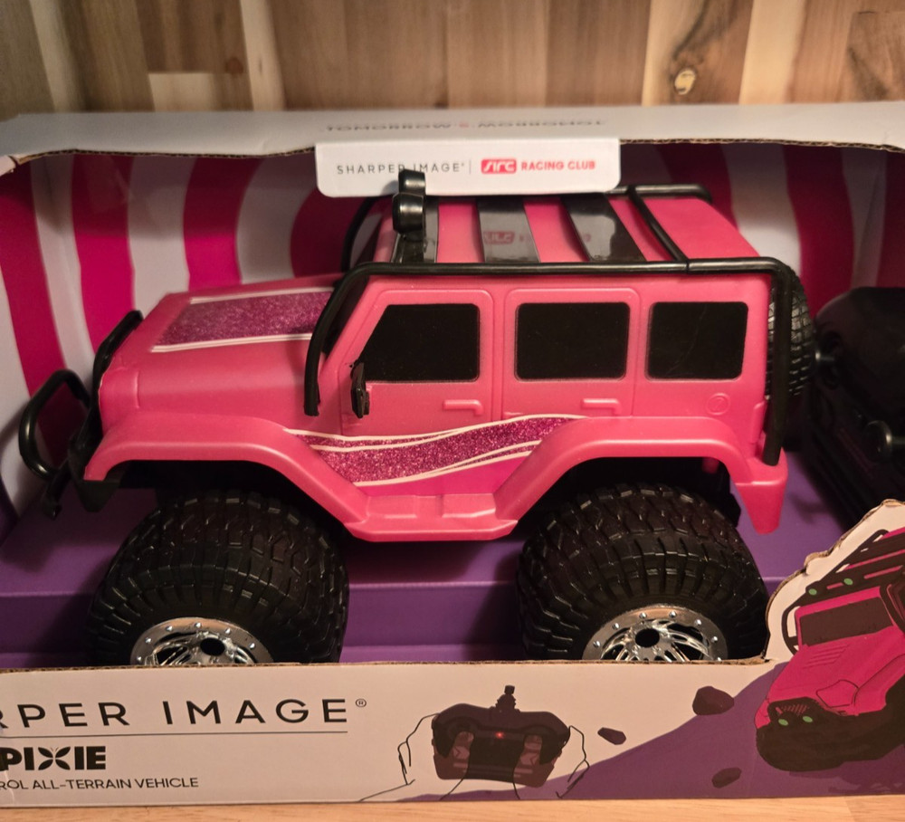 Sharper Image Remote Control Trail Pixie All-Terrain Vehicle Pink Wireless New